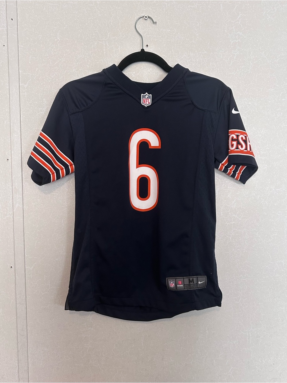 NFL |  Navy Jersey with Orange and White #6